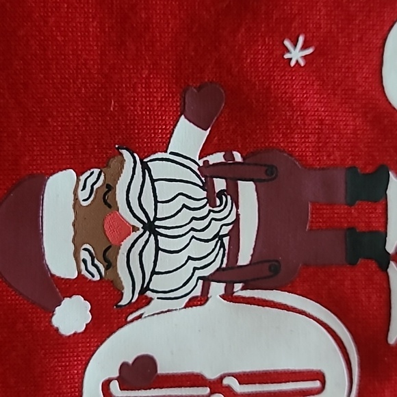 JAMMIES FOR FAMILIES GIRLS 2 PIECE SANTA "HO HO HO" SIZE XS 6/6X - Picture 9 of 12